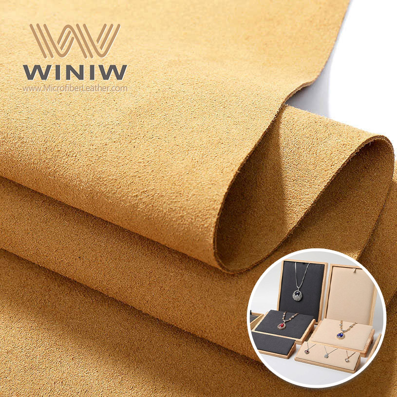 Easy-maintaining Vegan Microfiber Suede Fabric For Jewelry Display
